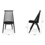 Dabo Dining Chair - Black