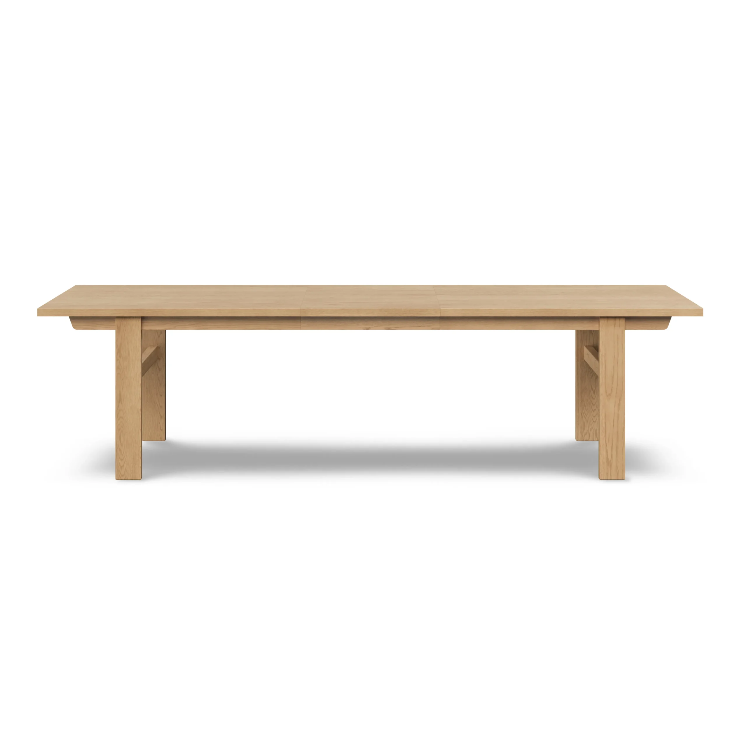 Gina 88.5_ - 112_ Extendable Dining Table - White Oak - Image 14