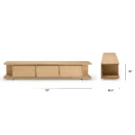 Judith 79_ Low Media Unit - White Oak