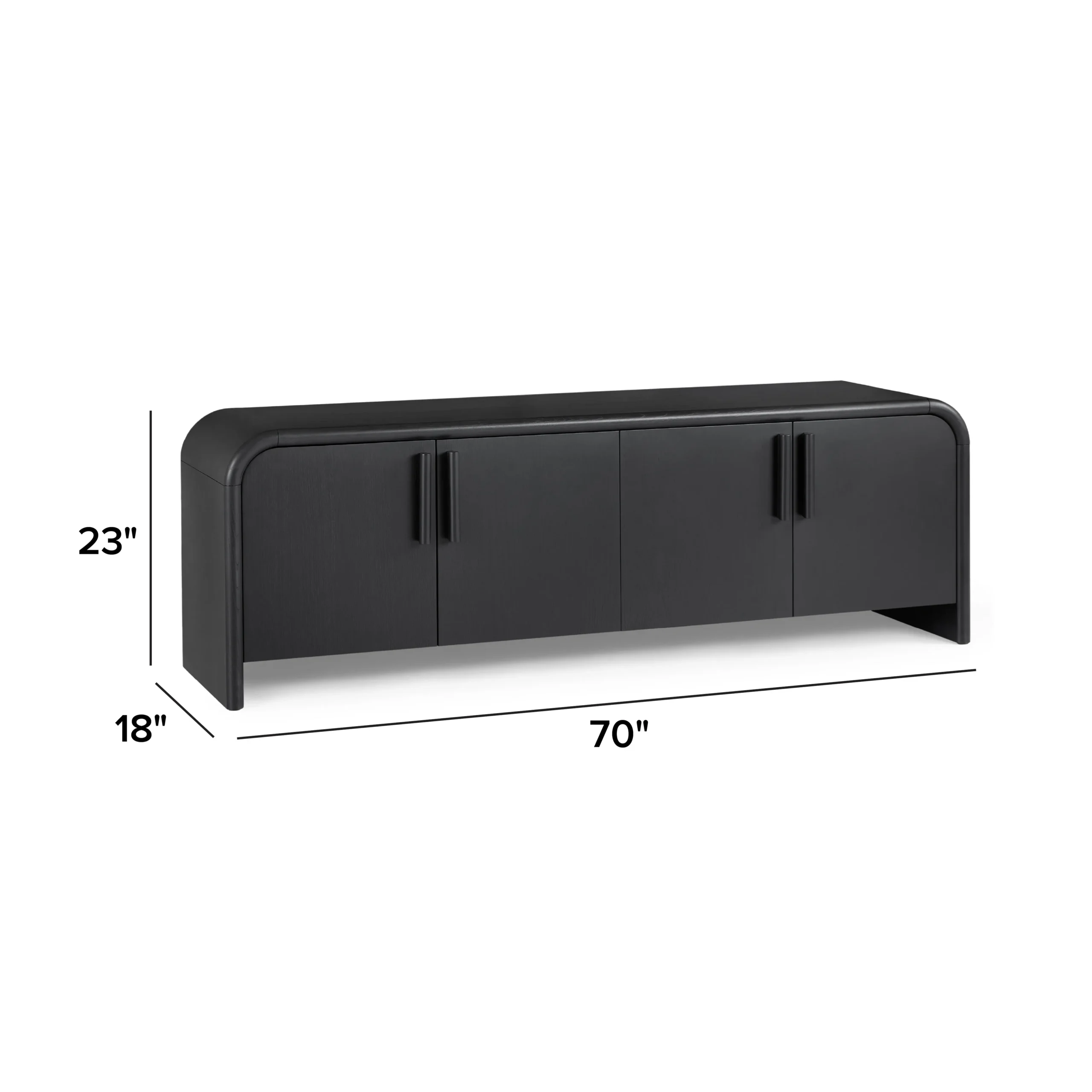 Faydra 70_ Media Unit - Black - Image 6