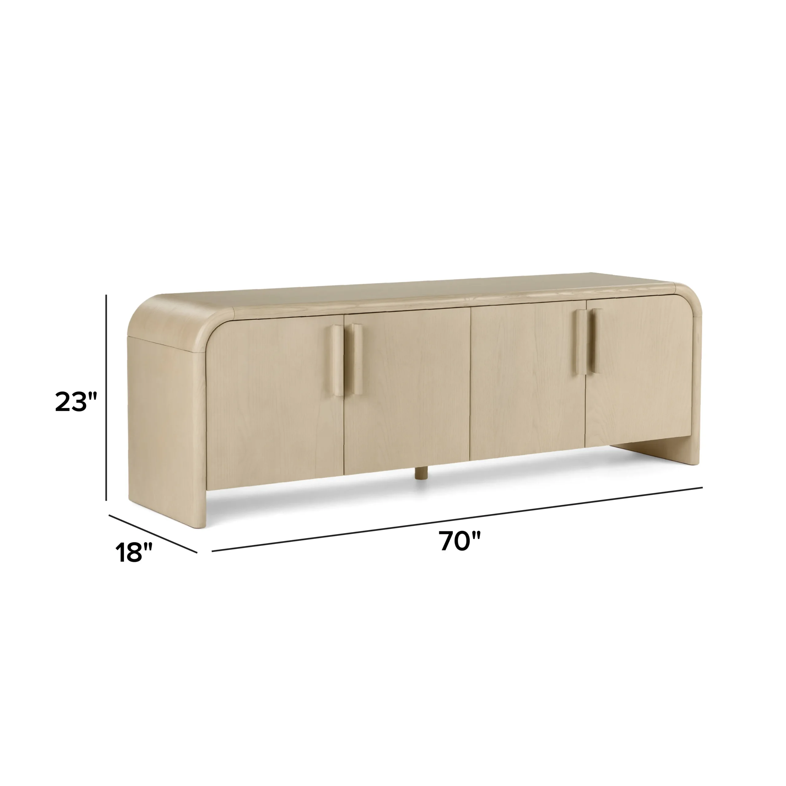 Faydra 70_ Media Unit - Natural Ash - Image 6