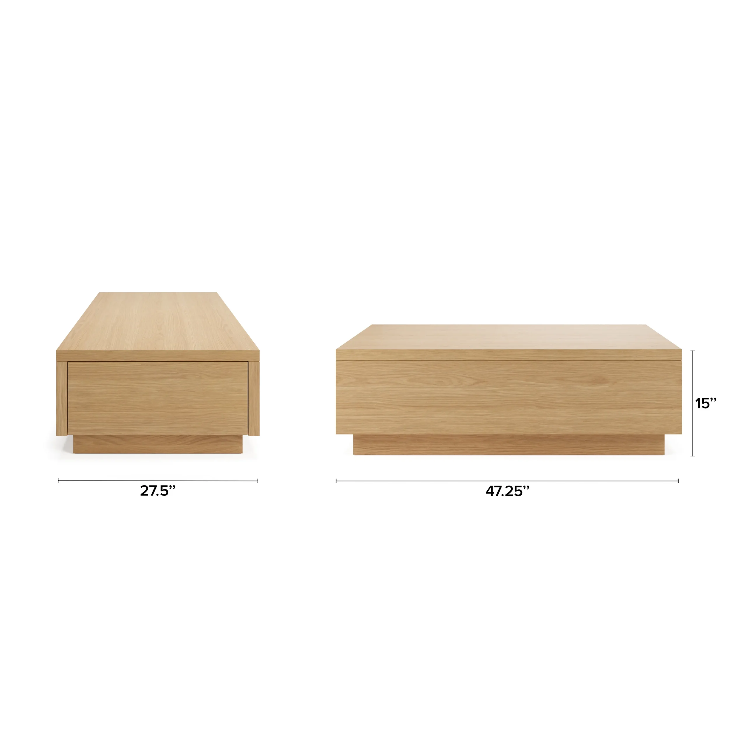 Leif 47_ Storage Coffee Table - White Oak - Image 5