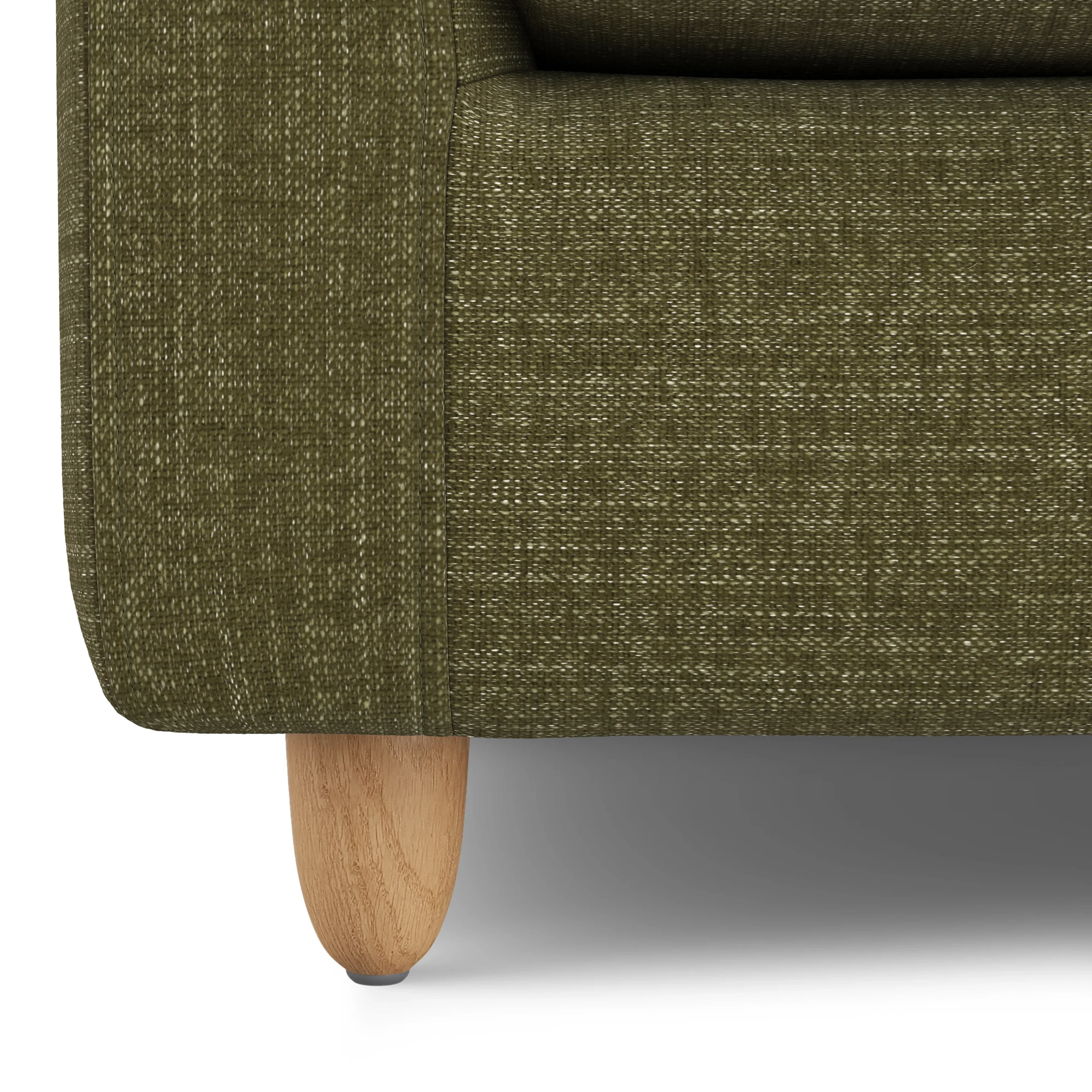Vati 114_ Right Storage Sleeper Sectional - Natural Oak and Napa Moss - Image 15