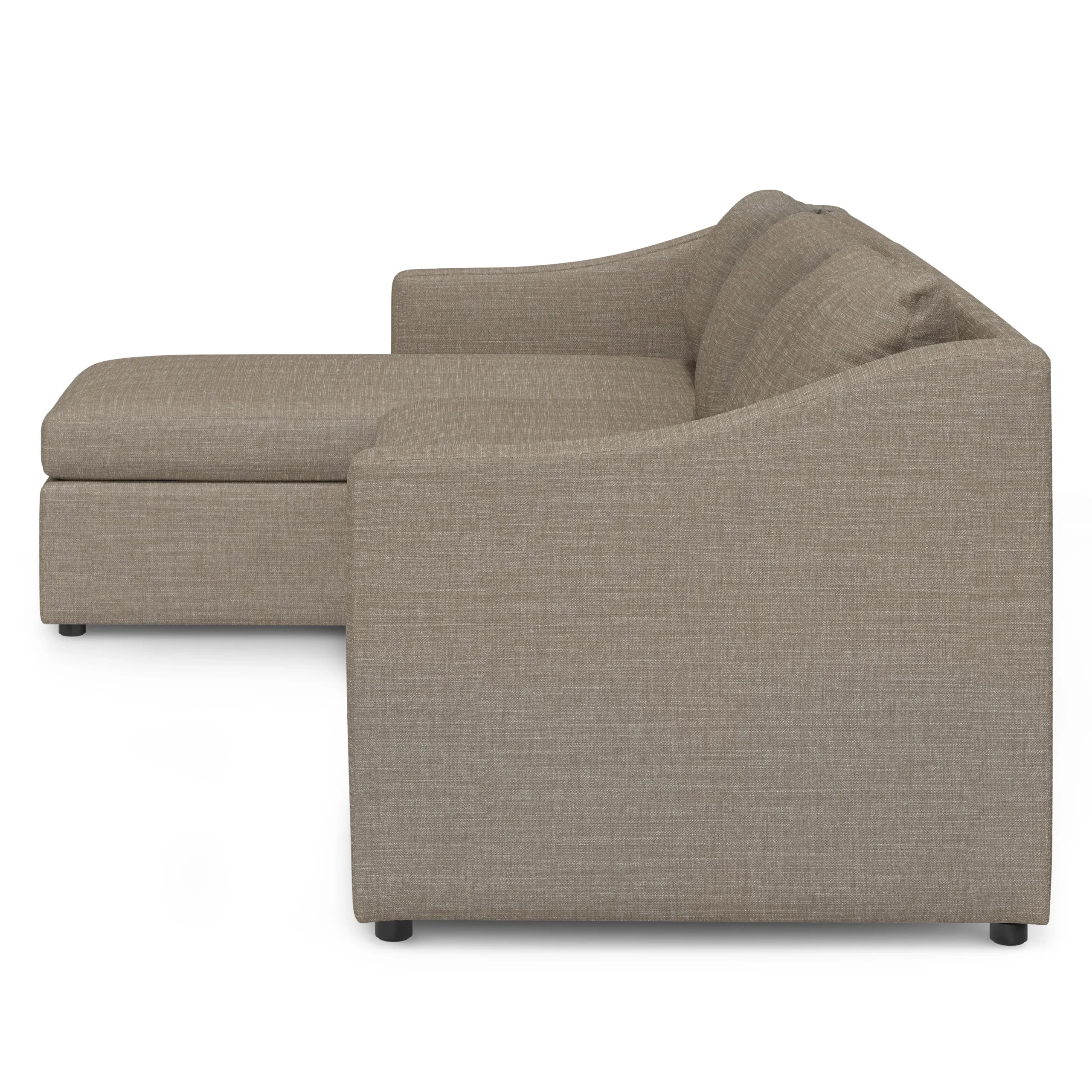 Landry 109_ Left Storage Sleeper Sectional - Napa Taupe - Image 15