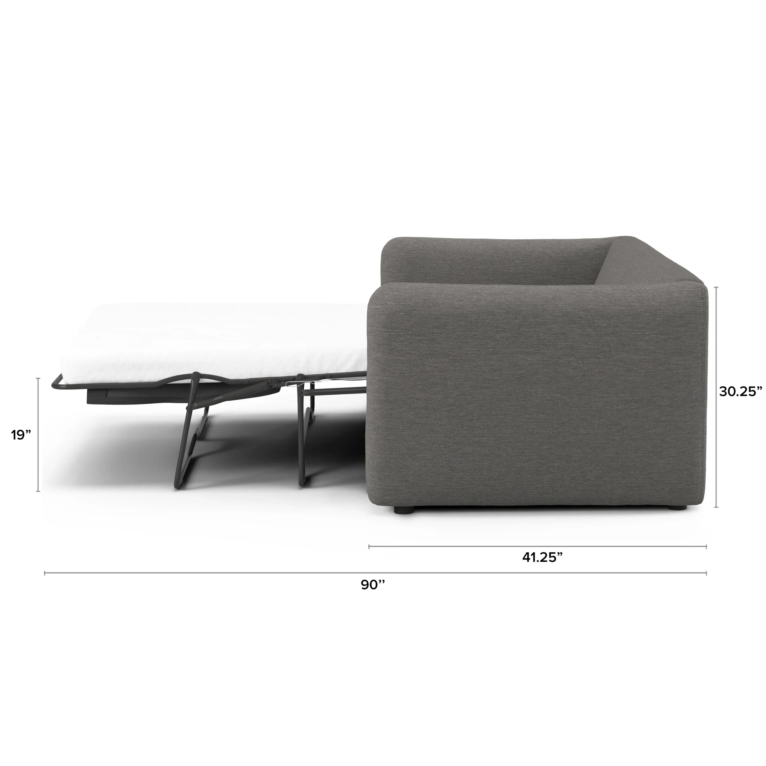 Leigh 86_ Reversible Storage Sleeper Sectional - Silver Gray - Image 15