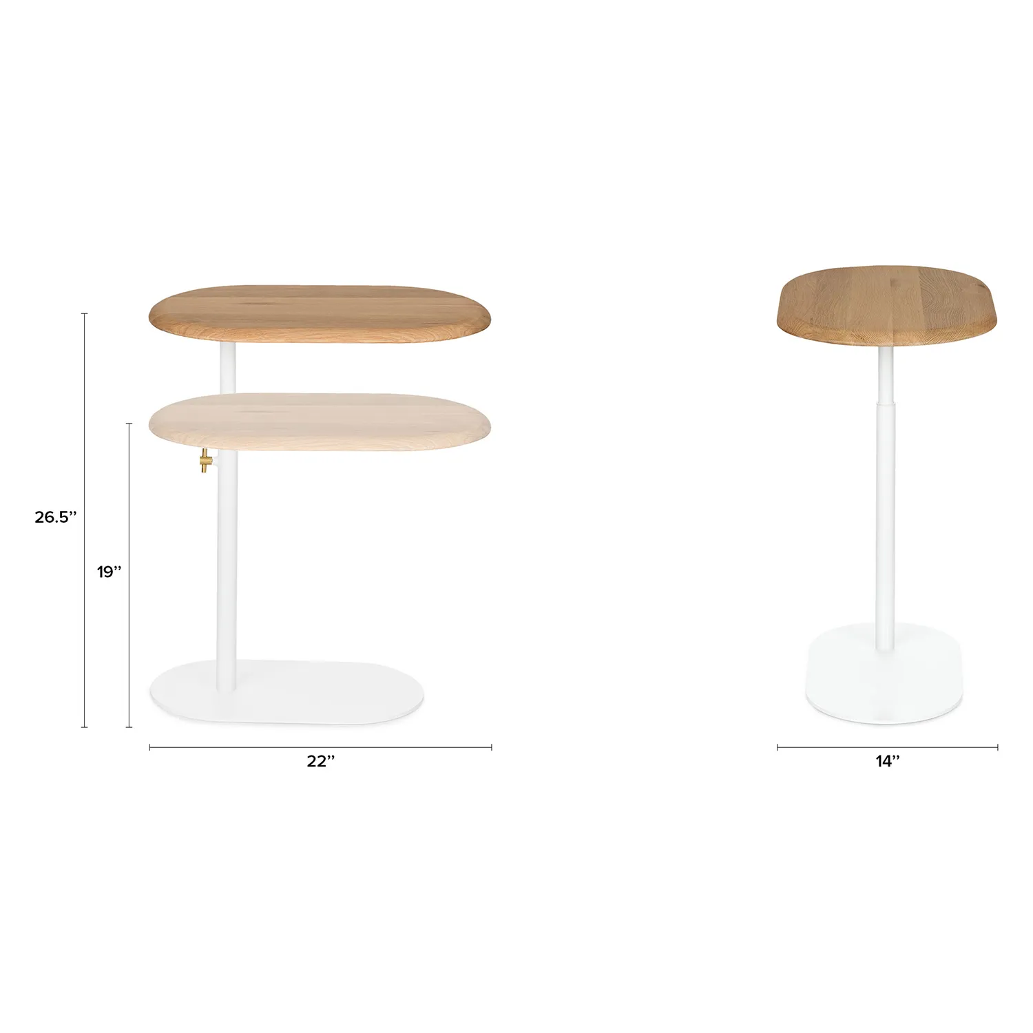 Portima C Side Table - Oak - Image 2