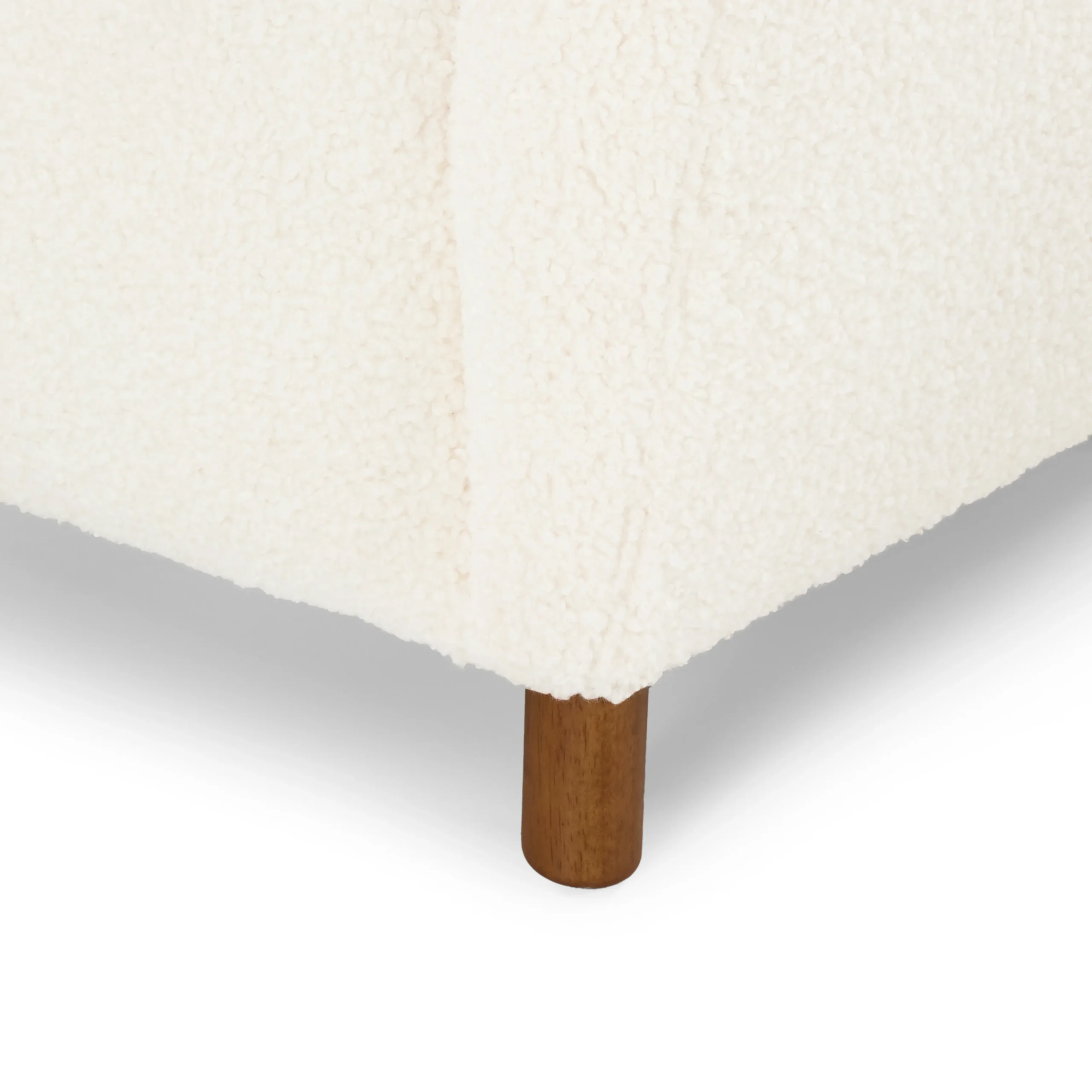 Archie 31.5_ Lounge Chair - Short Shearling White - Image 3
