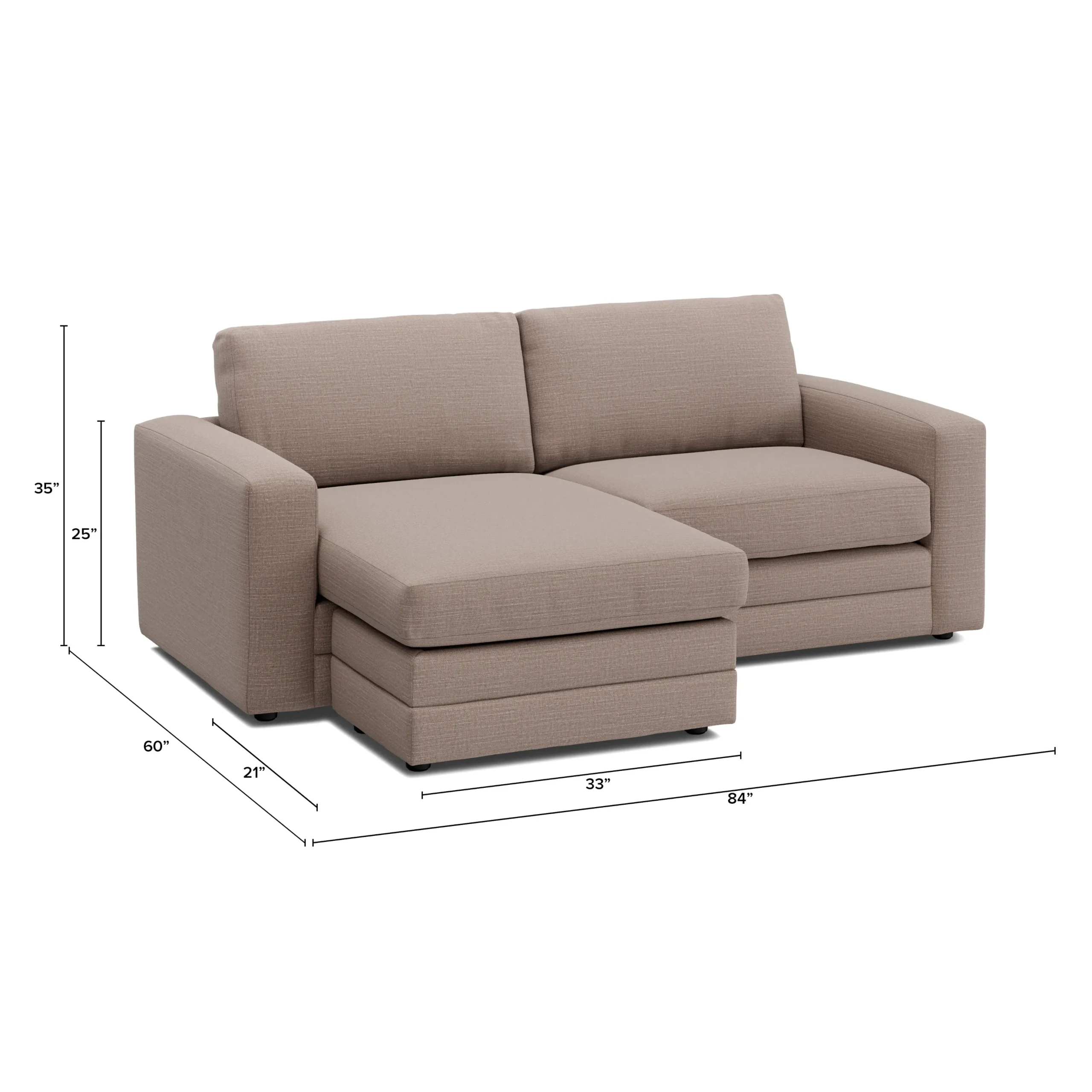 Riley 84_ Reversible Storage Sectional - Napa Quartz - Image 15