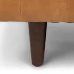 Sven 100_ Tufted Leather Right Sectional - Charme Tan