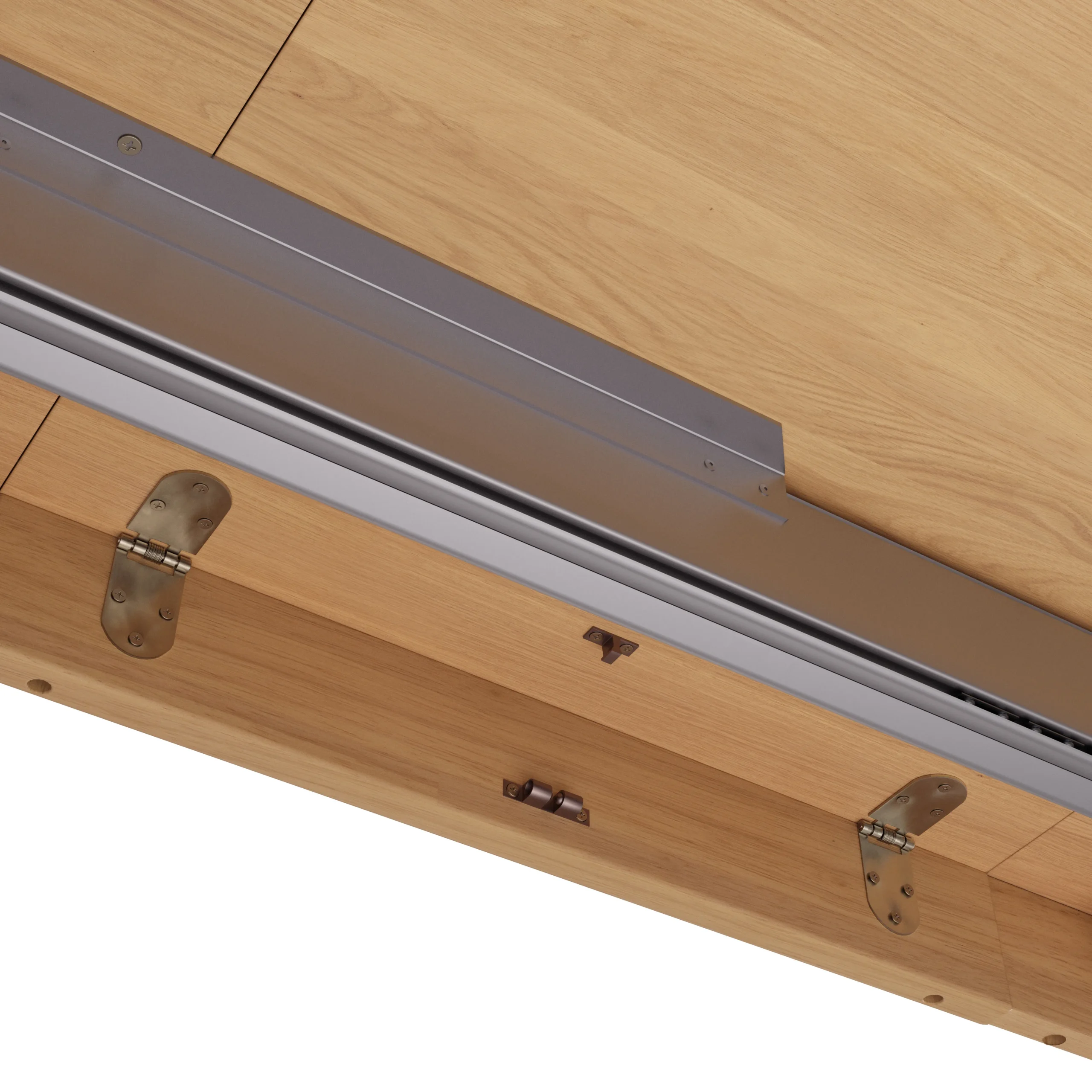 Heidi 78_ - 97.5_ Extendable Dining Table - White Oak - Image 15