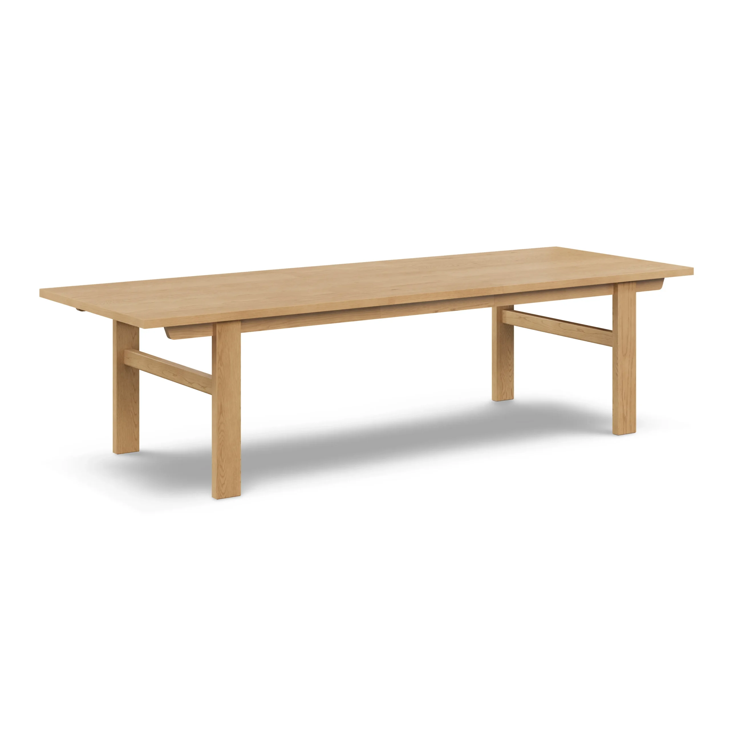 Gina 88.5_ - 112_ Extendable Dining Table - White Oak - Image 15