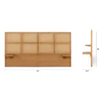 Olalla Queen Headboard - Oak