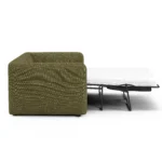 Leigh 86_ Reversible Storage Sleeper Sectional - Napa Moss