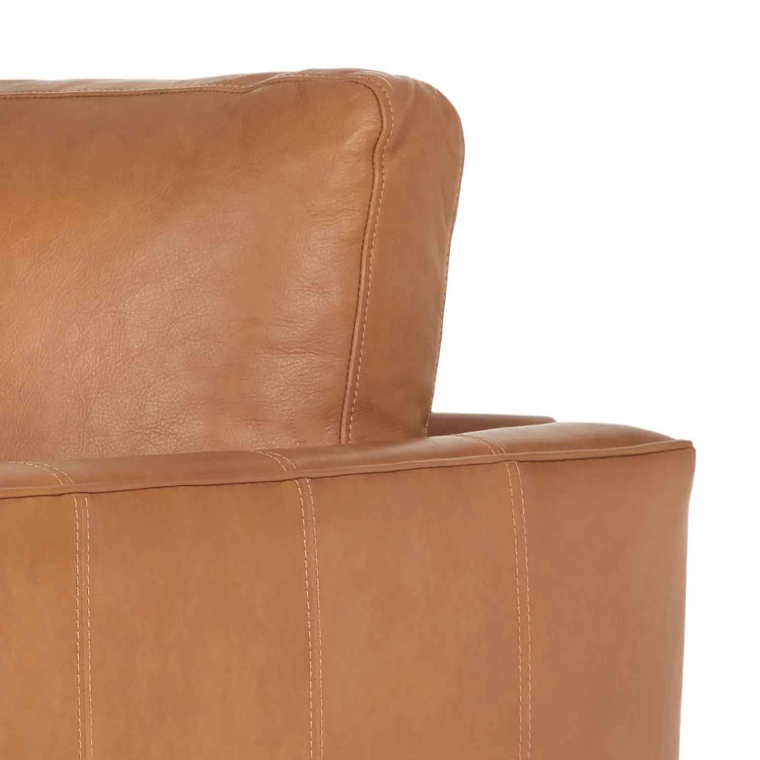 Burrard 32_ Leather Lounge Chair - Bella Caramel - Image 5