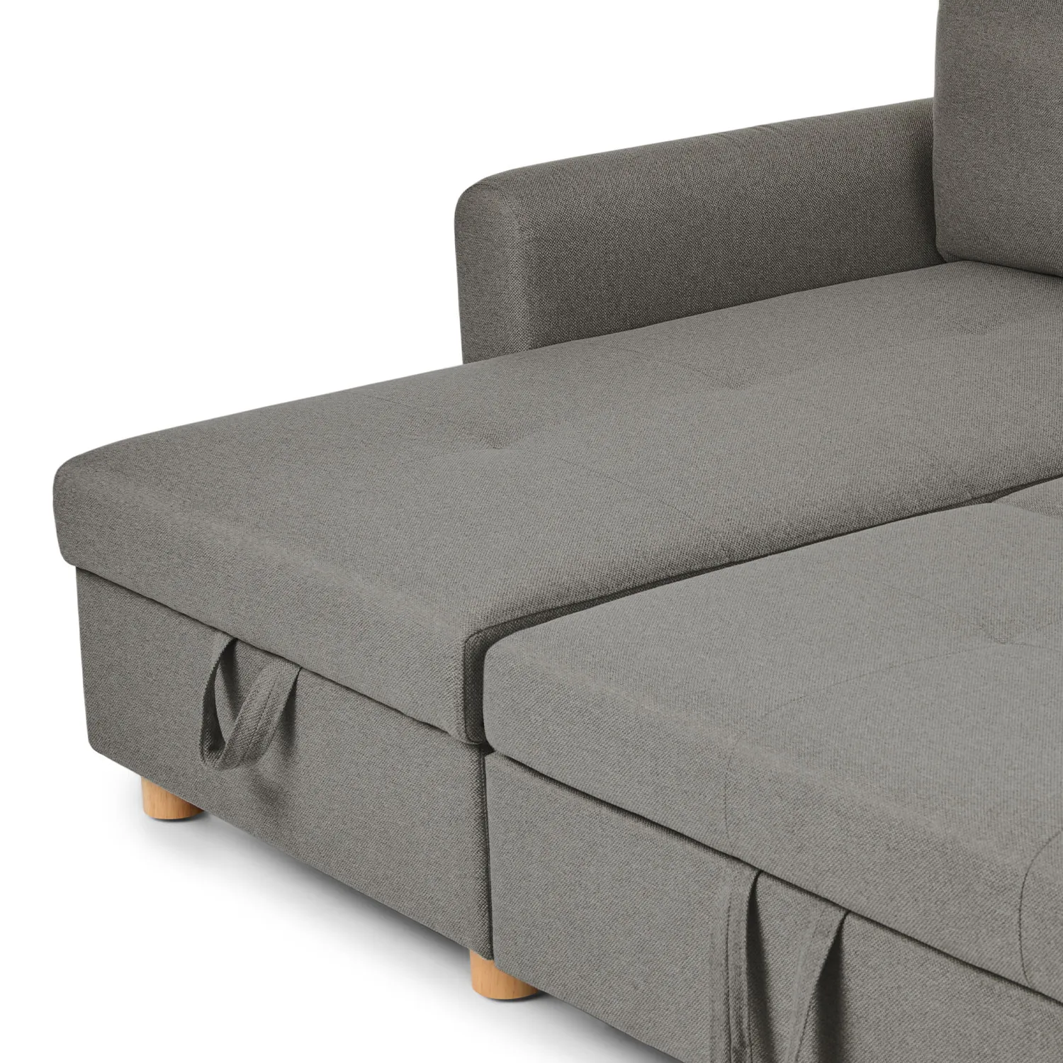 Nordby 104_ Reversible Sleeper Sectional - Henge Gray - Image 16