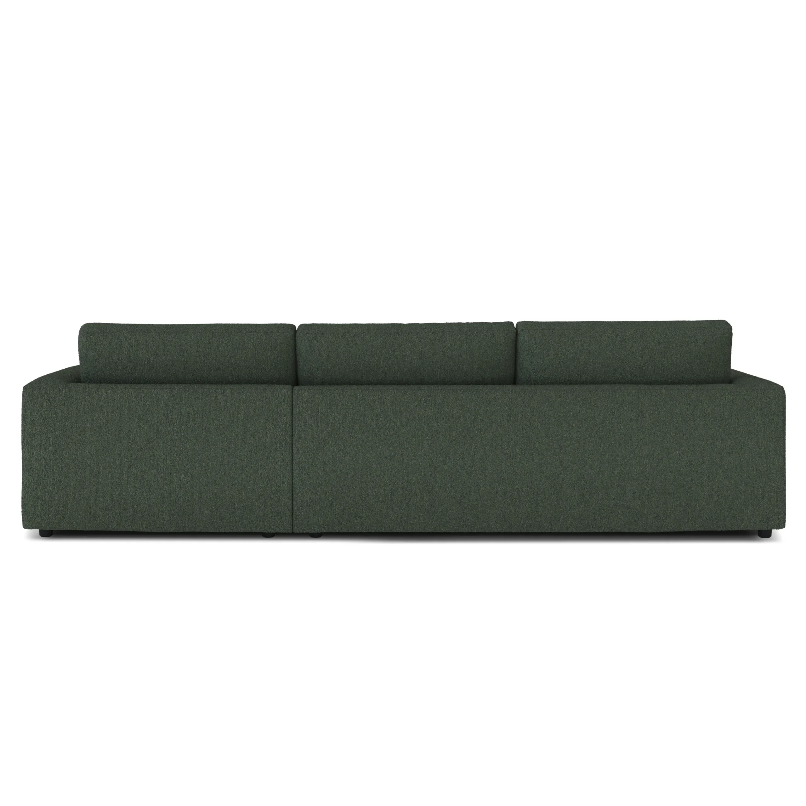 Riley 118_ Right Storage Sleeper Sectional - Green Wool Bouclé - Image 13
