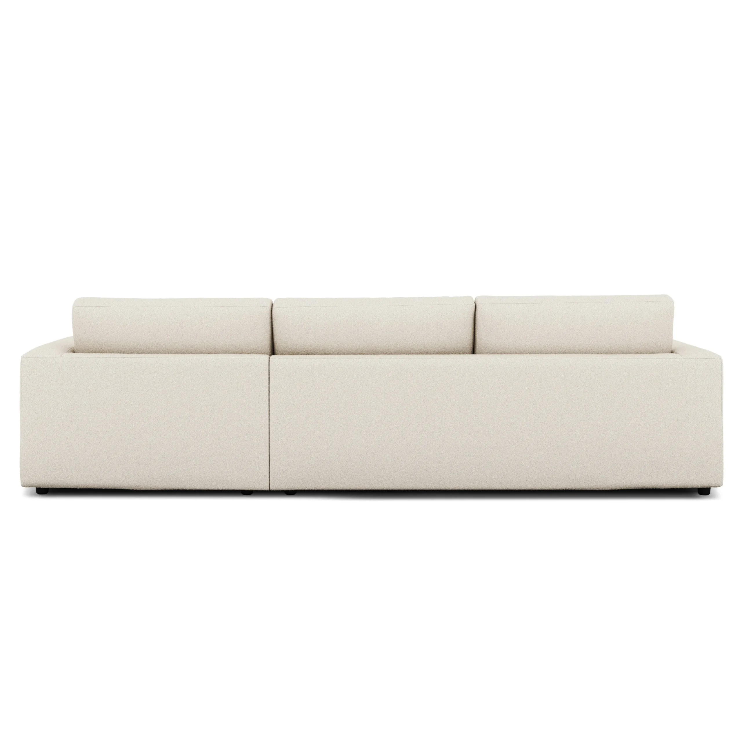 Riley 118_ Right Storage Sleeper Sectional - Ivory Wool Bouclé - Image 13