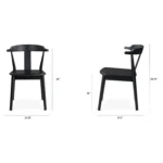 Morton Dining Chair - Black