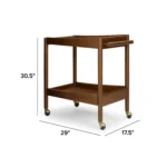Cotu Bar Cart - Walnut
