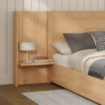 Leif Nightstand Extension Set - White Oak