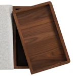 Thari 53_ Bench - Walnut and Everest Gray