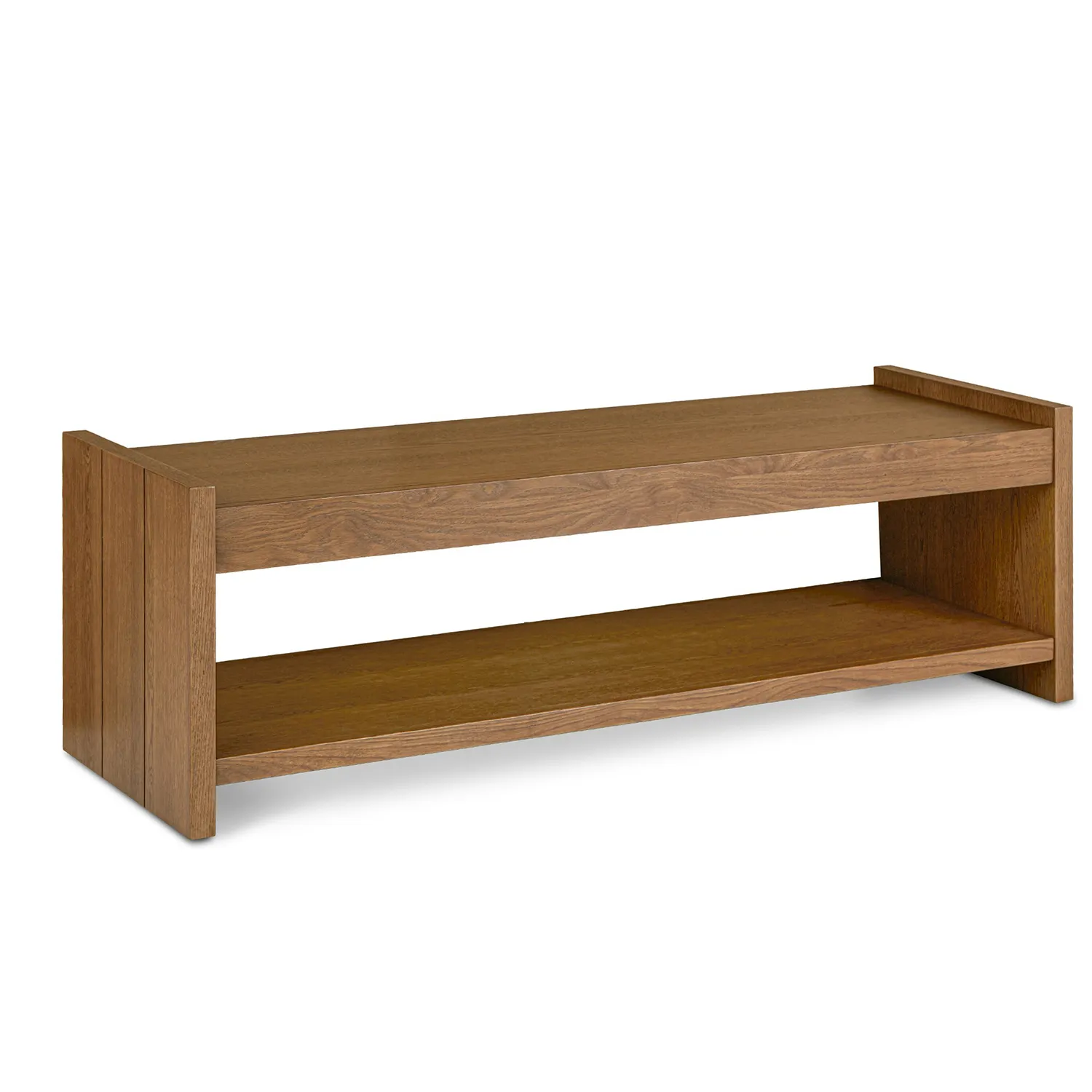 Cassie 56_ Bench - Smoked Oak and Taupe Chenille - Image 16