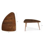 Amoeba 35_ Coffee Table - Walnut