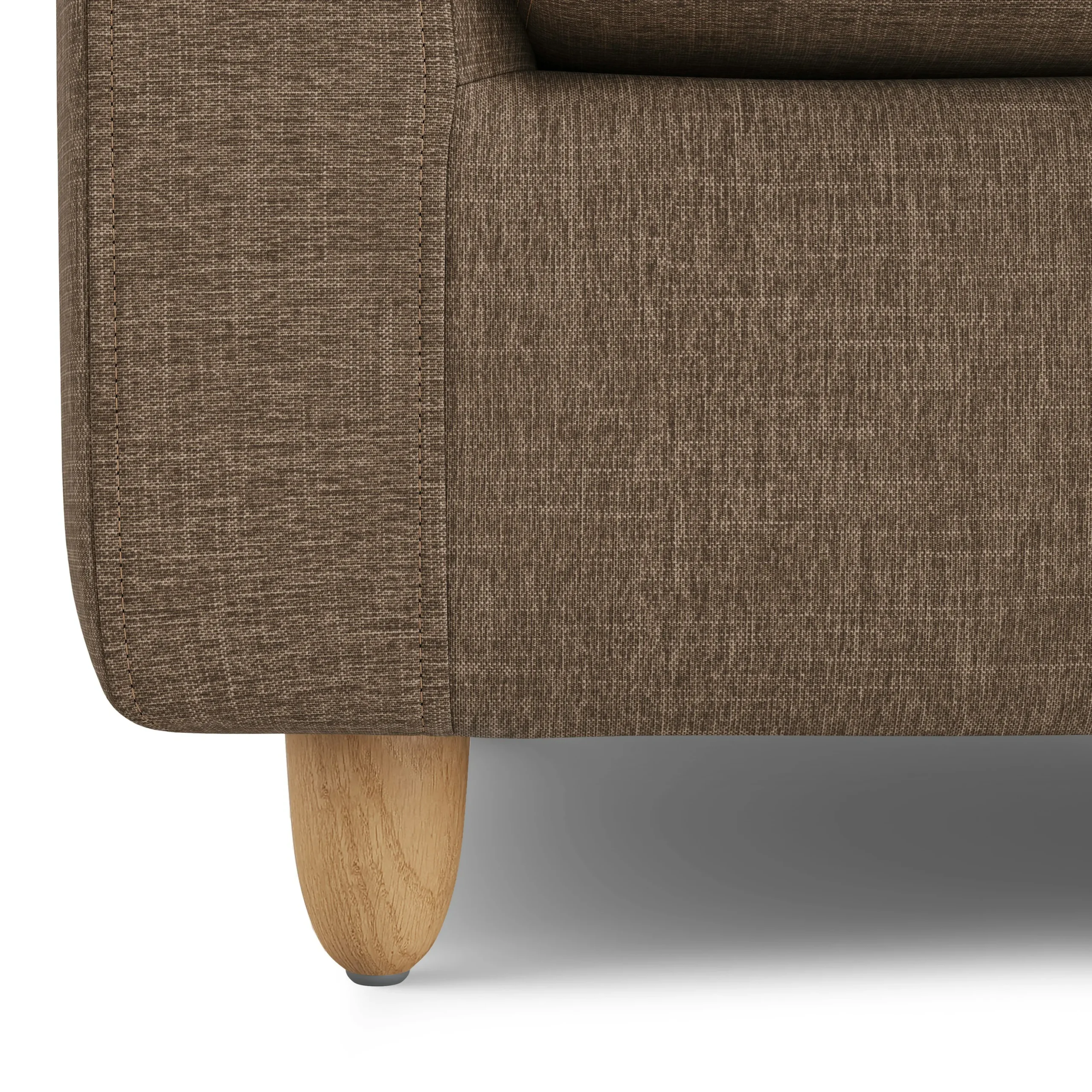 Vati 114_ Right Storage Sleeper Sectional - Natural Oak and Buckler Brown - Image 16