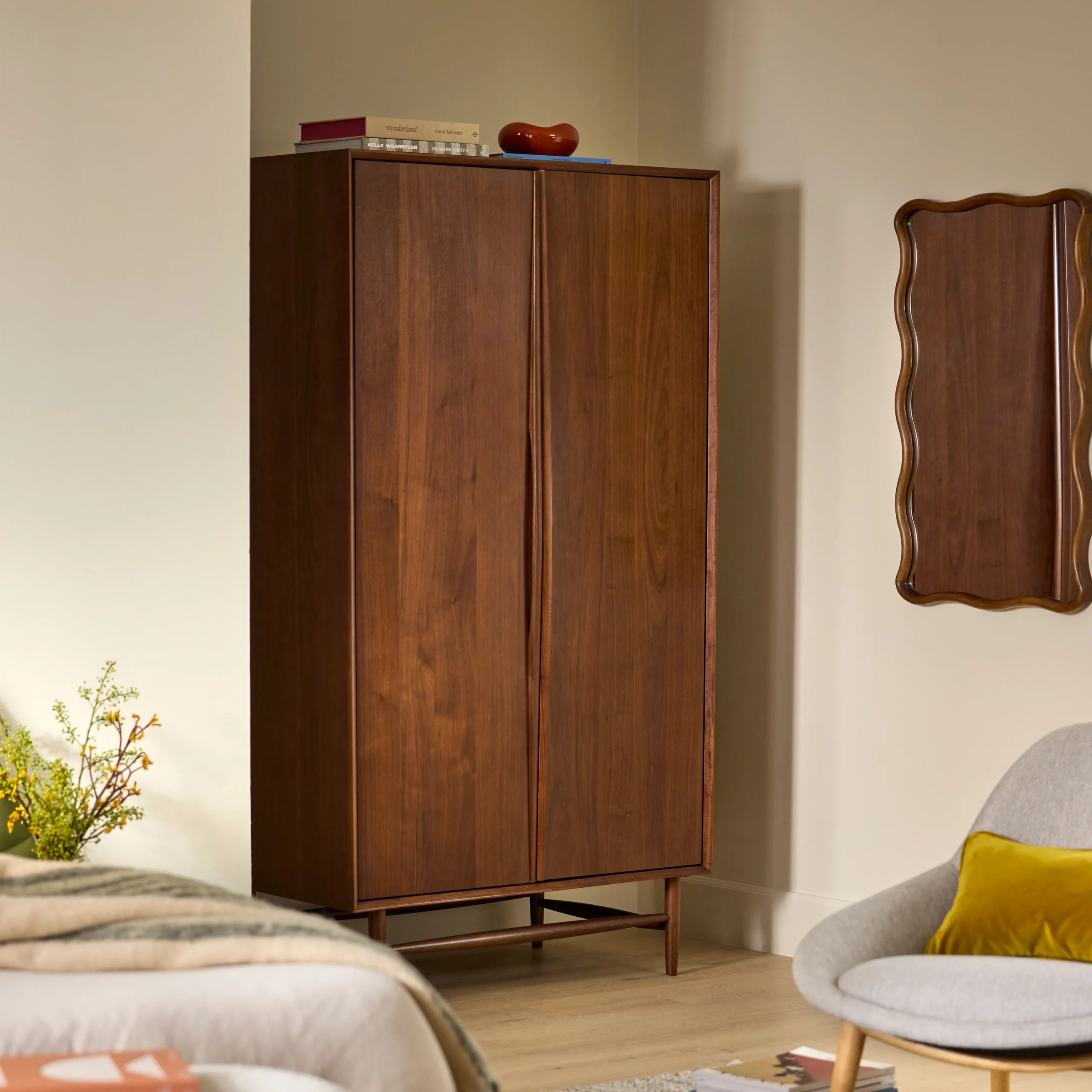 Lenia Armoire - Walnut - Image 17