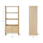 Torme 140_ Media Storage Set - White Oak
