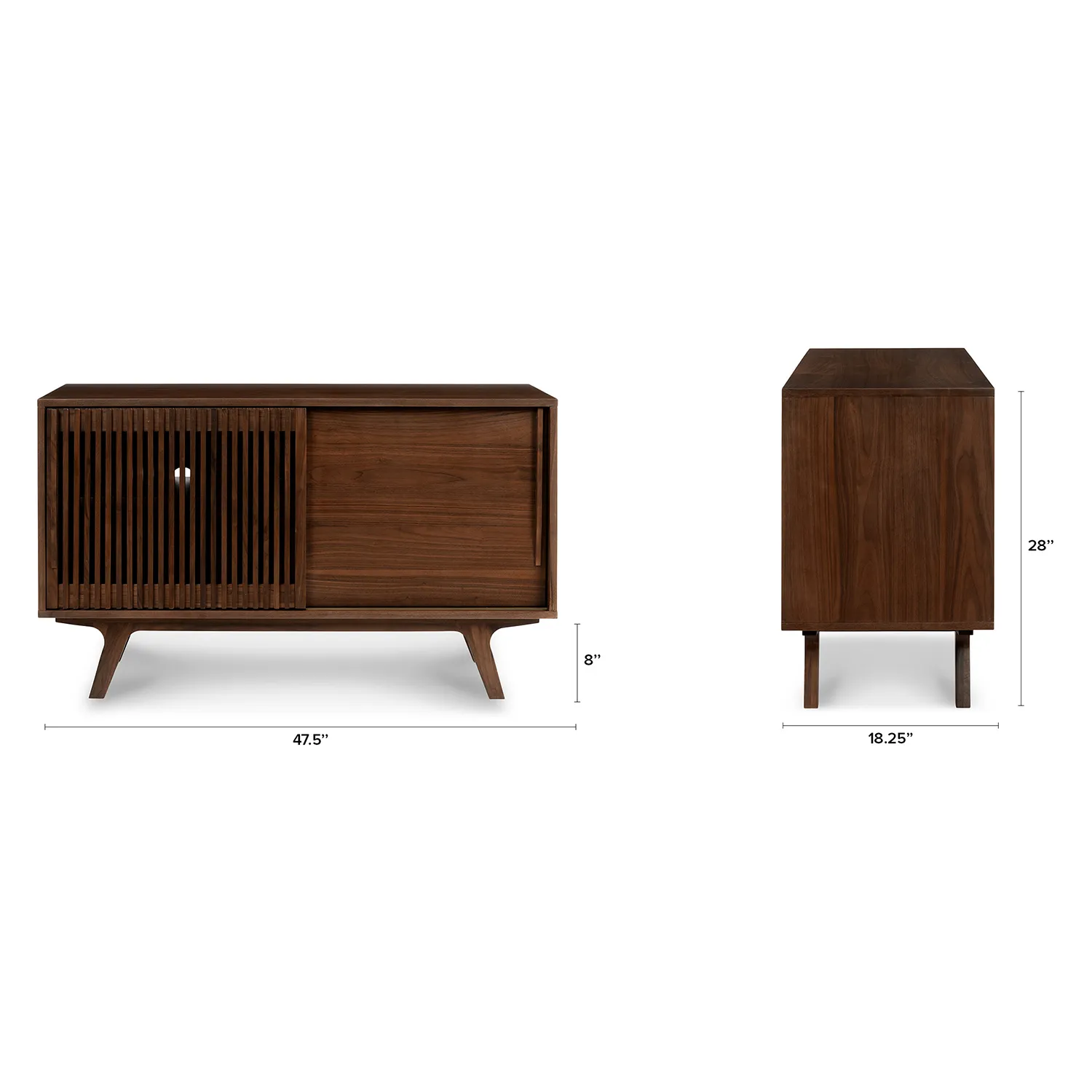 Jokuna 47.5_ Media Unit - Walnut - Image 6
