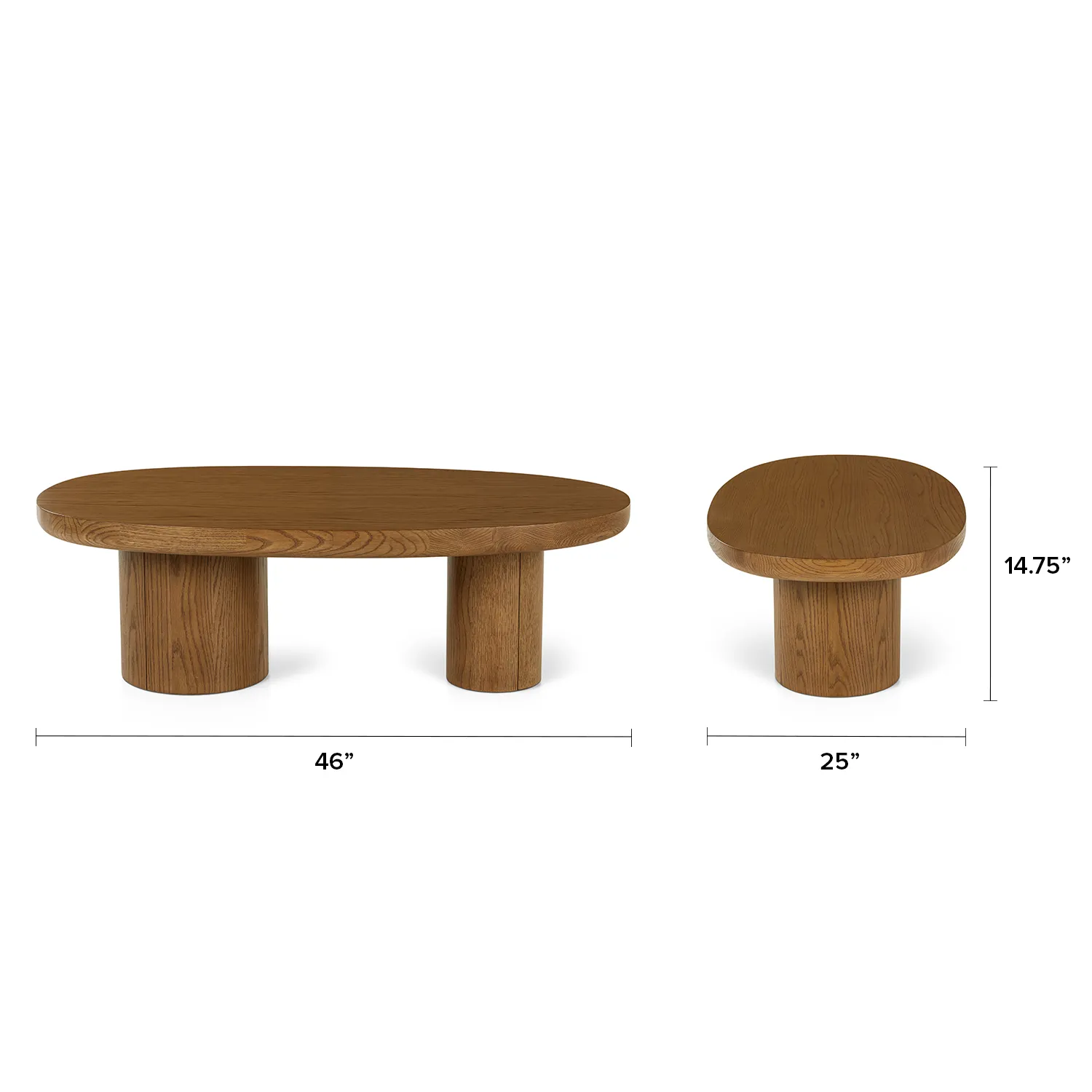 Baarlo 46_ Coffee Table - Smoked Oak - Image 11