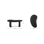 Neah 49_ Nesting Coffee Table Set - Black