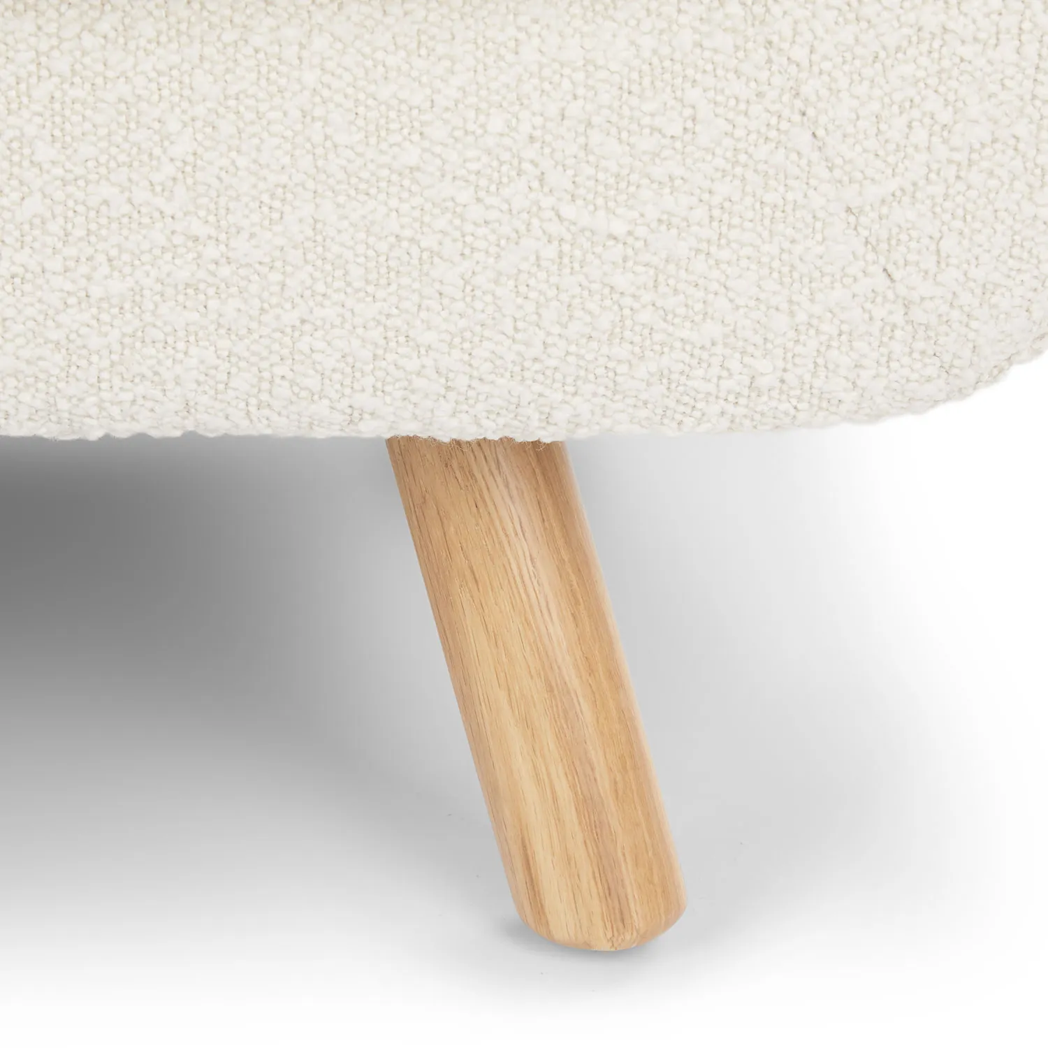 Gabriola 34_ Lounge Chair - Ivory Bouclé - Image 5