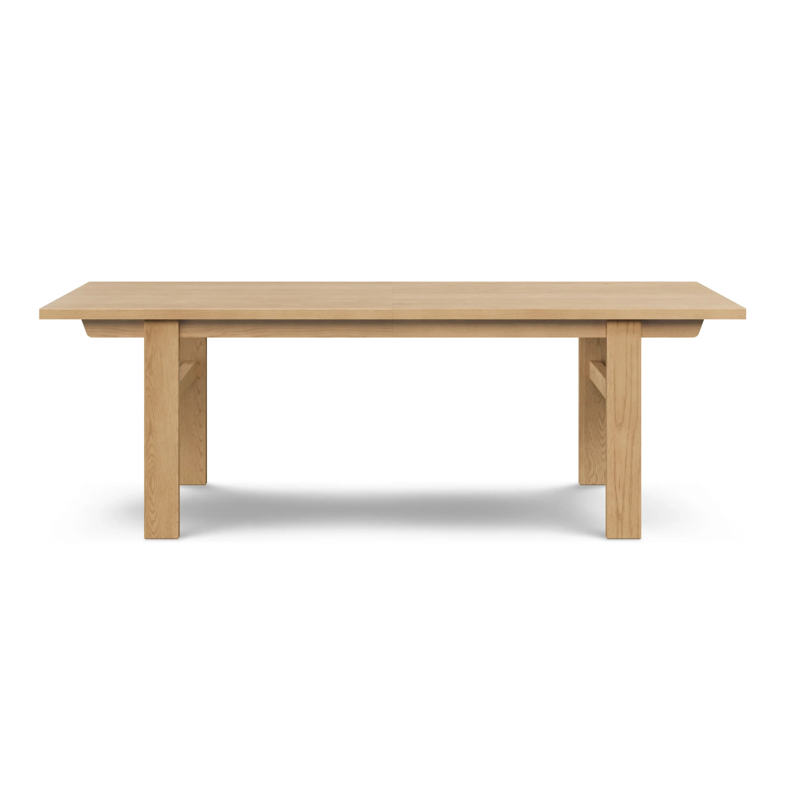 Gina 88.5_ - 112_ Extendable Dining Table - White Oak - Image 18