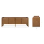 Torme 72_ Media Unit - Smoked Oak