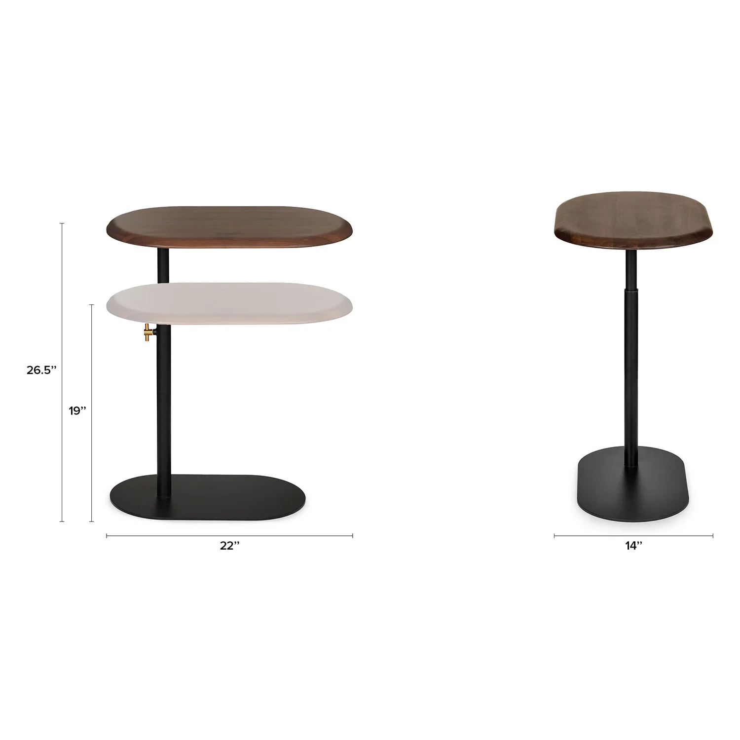 Portima C Side Table - Walnut - Image 2