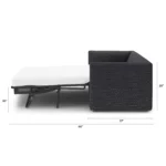 Marina 90_ Reversible Storage Sleeper Sectional - Napa Moss