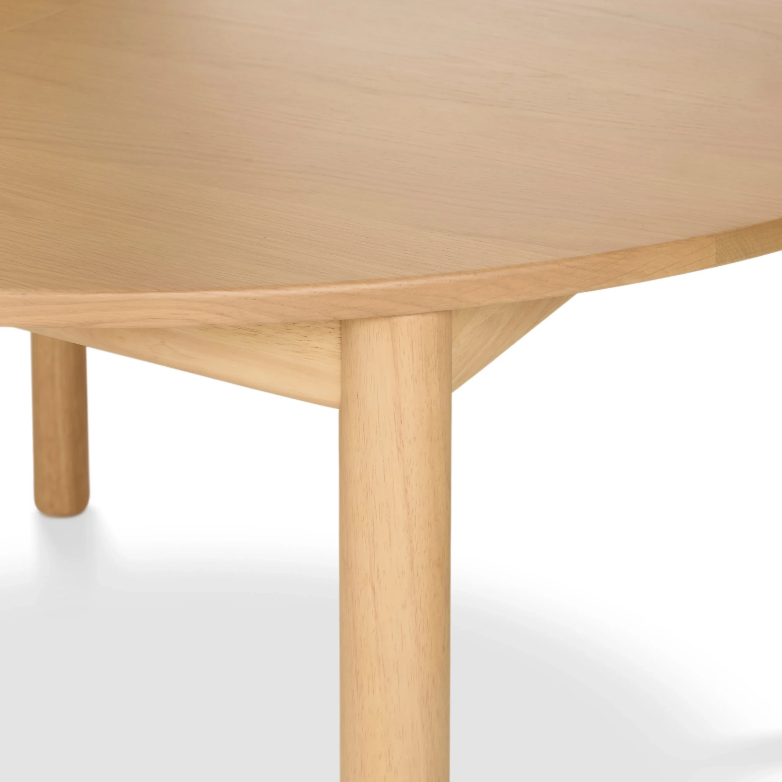 Heidi 48_ - 67.75_ Extendable Round Dining Table - White Oak - Image 19
