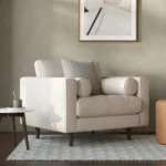 Sven 42_ Tufted Lounge Chair - Biscuit Cream