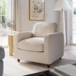 Vati 37_ Lounge Chair - Natural Oak and Buckler Ivory