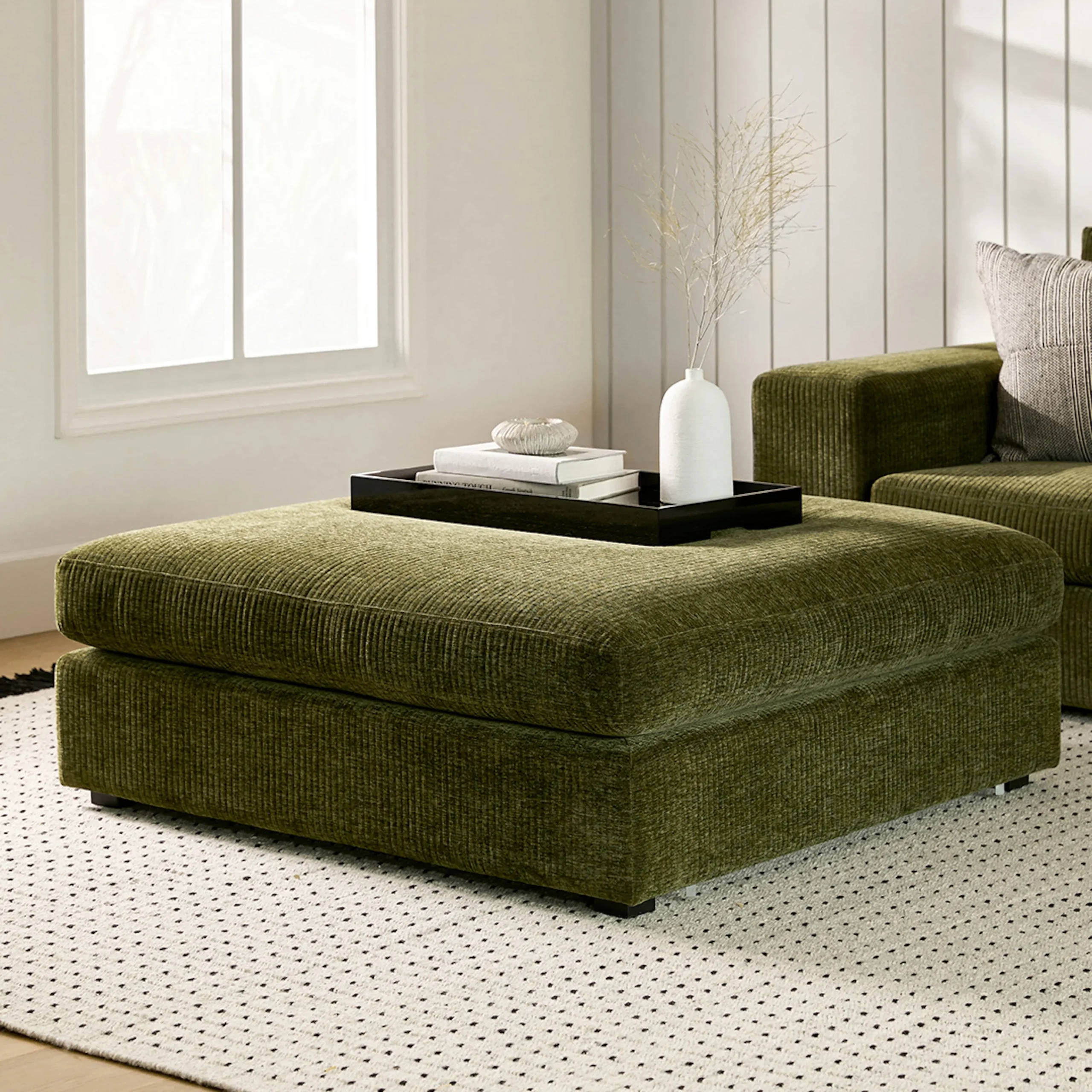 Beta 45_ Ottoman - Cypress Green