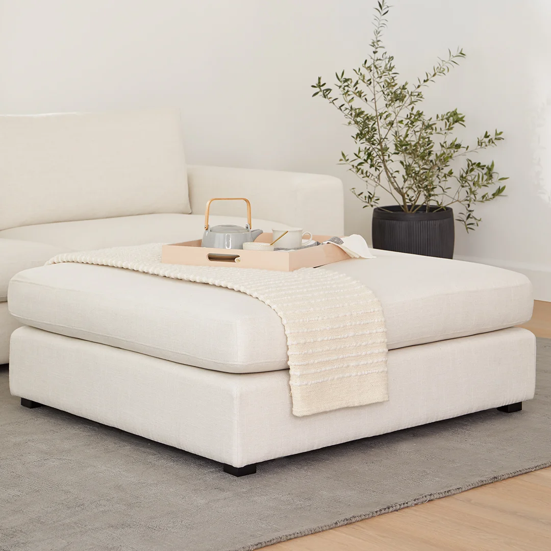 Beta 45_ Ottoman - Quartz White - Image 9