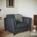 Ceni 39_ Lounge Chair - Denim Blue