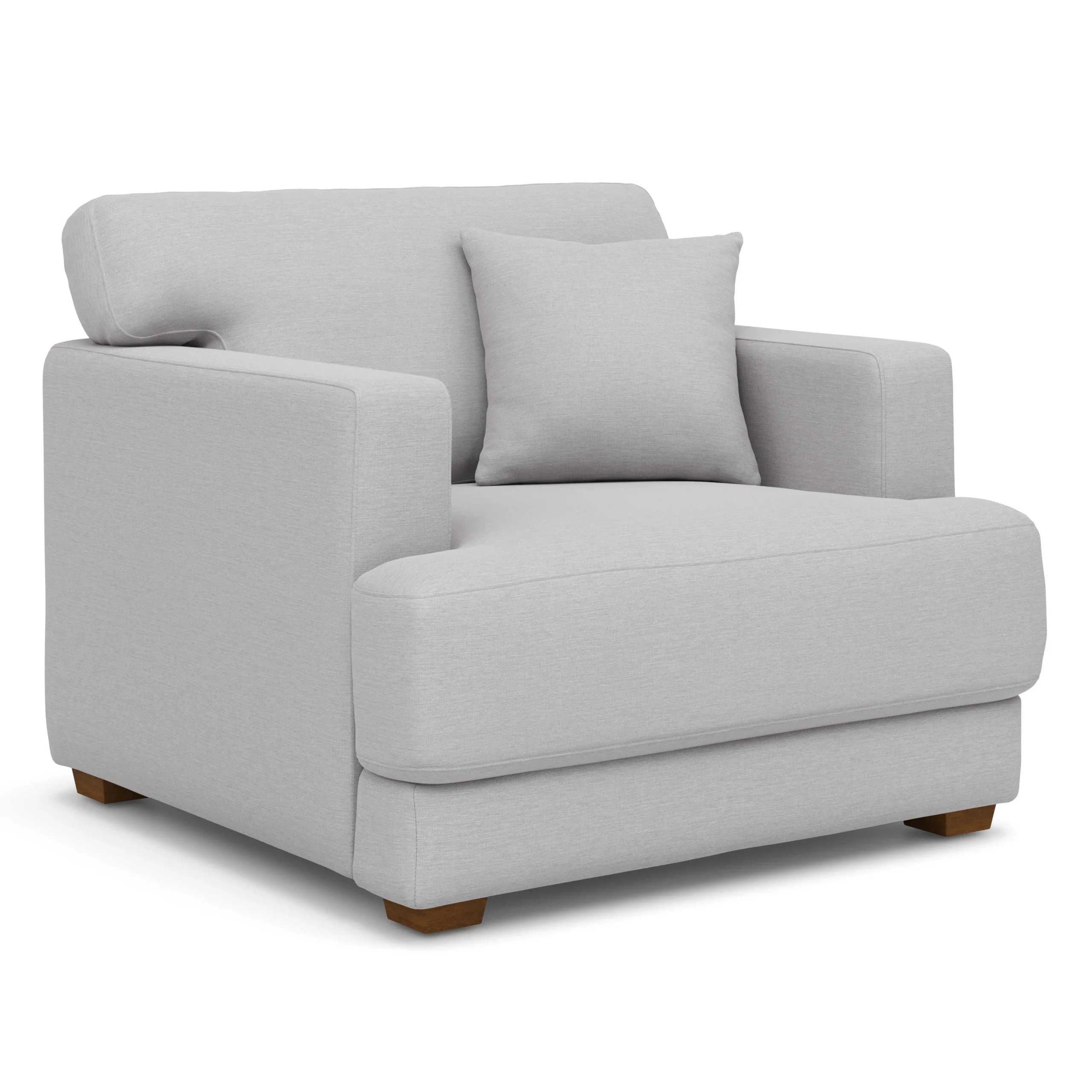 Dawn 40_ Lounge Chair - Silver Ivory