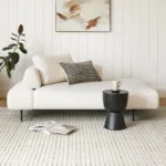 Divan 76_ Left Chaise Lounge - Quartz White