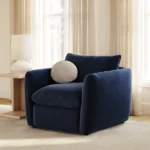Leigh 42_ Velvet Lounge Chair - Hale Ink