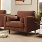 Sven 42_ Tufted Lounge Chair - Napa Rust