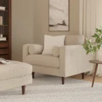 Sven 42_ Tufted Lounge Chair - Ratine Buff
