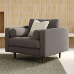 Sven 42_ Tufted Velvet Lounge Chair - Hale Warm Gray